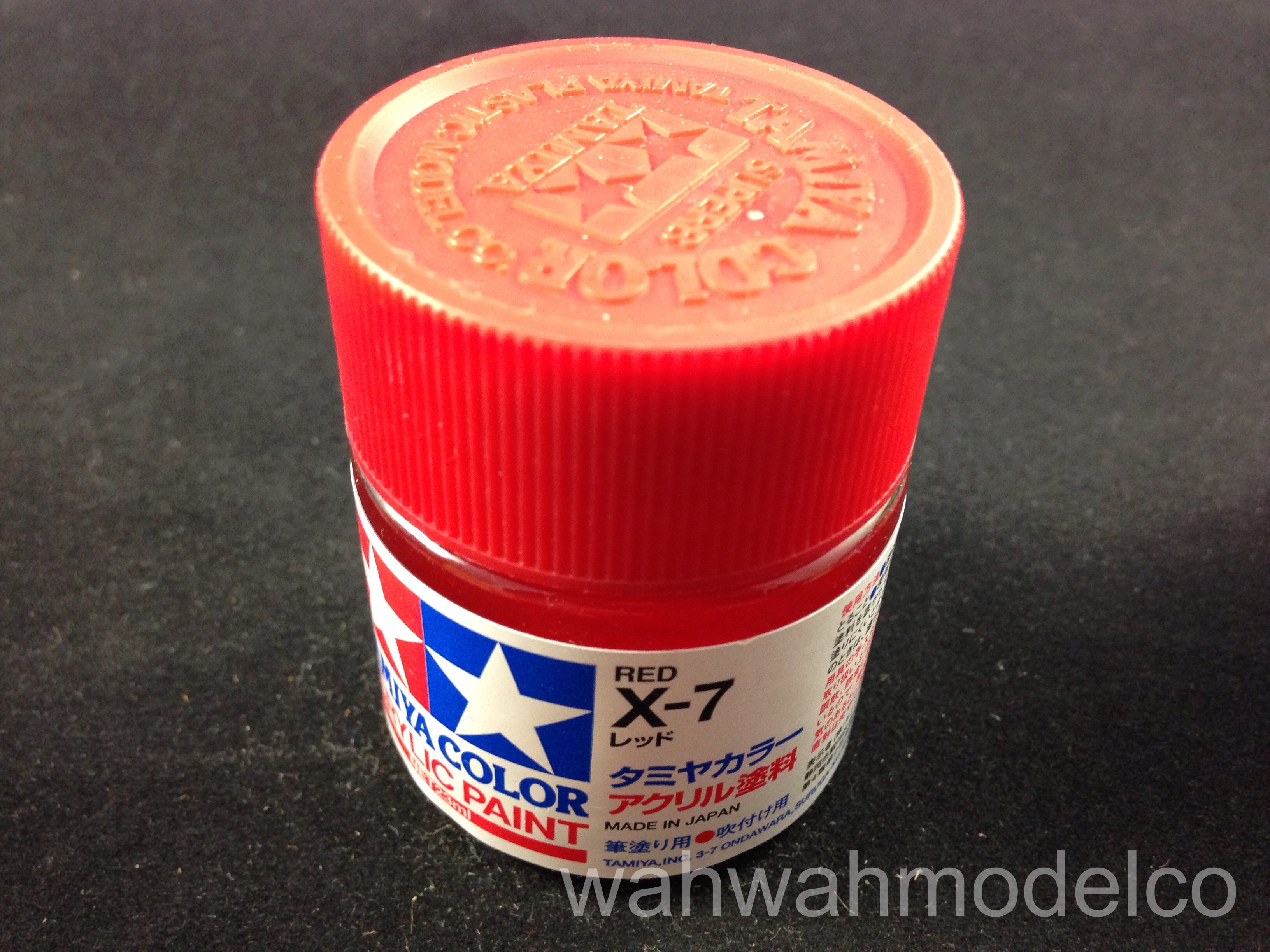 Tamiya 81007 Acrylic X 7 Red 23ml Bottle WAH WAH MODEL SHOP