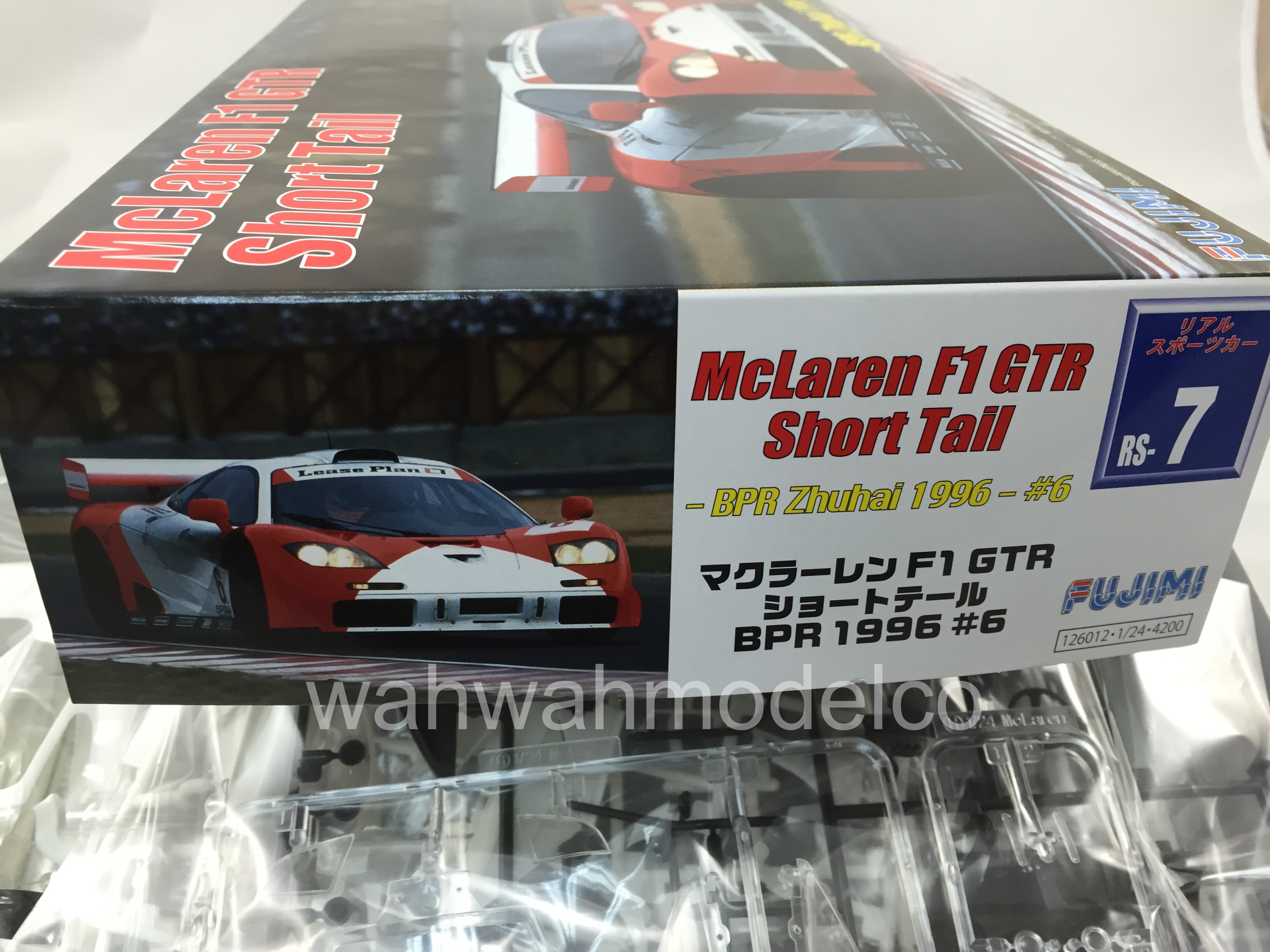 Fujimi 126012 1/24 McLaren F1 GTR Short Tail 1996 #6 Model Kit RS7 Toy Japan