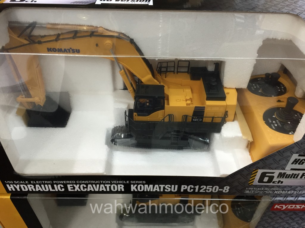 KYOSHO KOMATSU PC1250-8 66002HG RC Machinery Hydraulic Excavator 1/50 - WAH  WAH MODEL SHOP