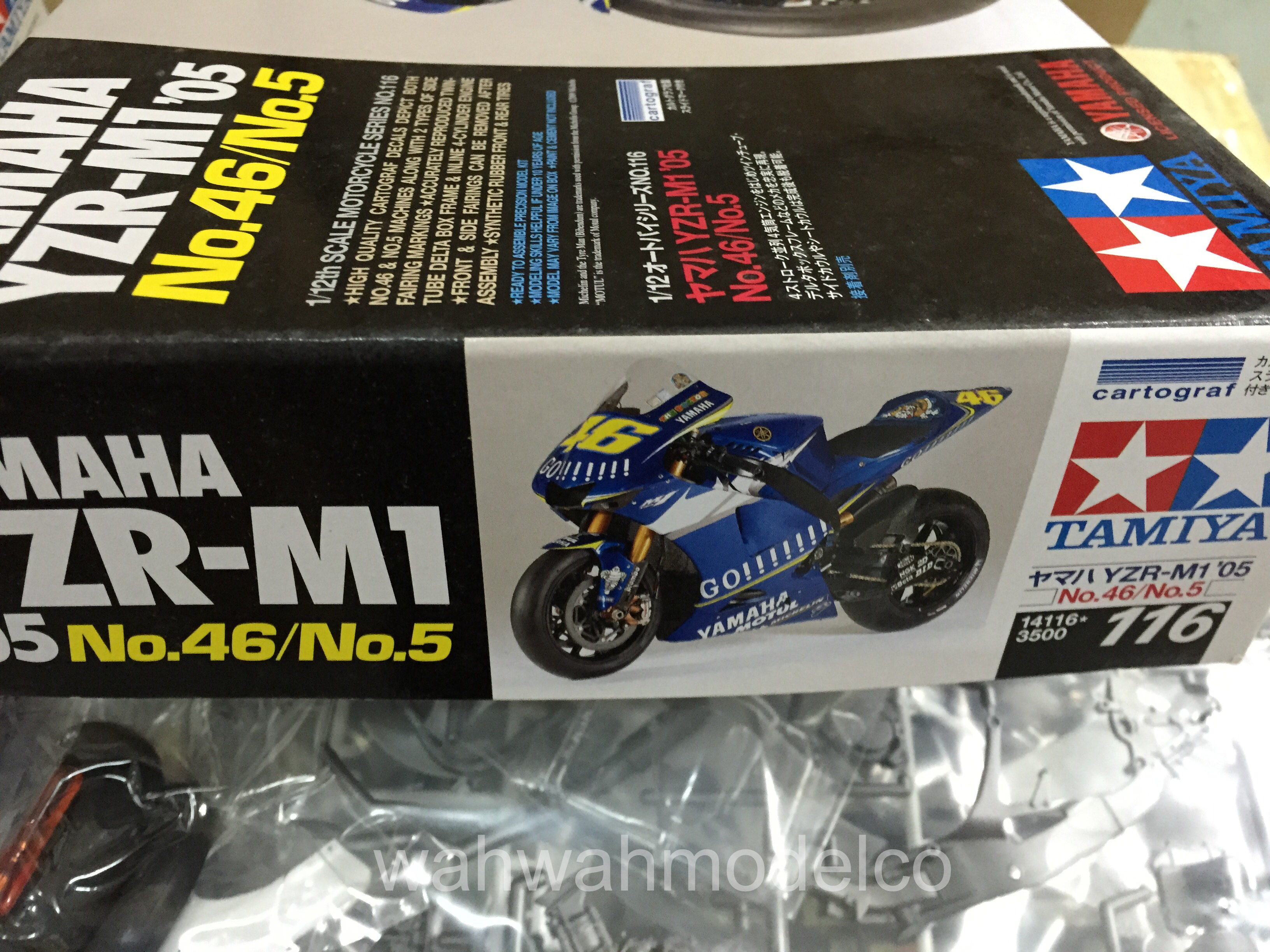 Tamiya 14116 Yamaha YZR-M1 ’05 No.46/No.5