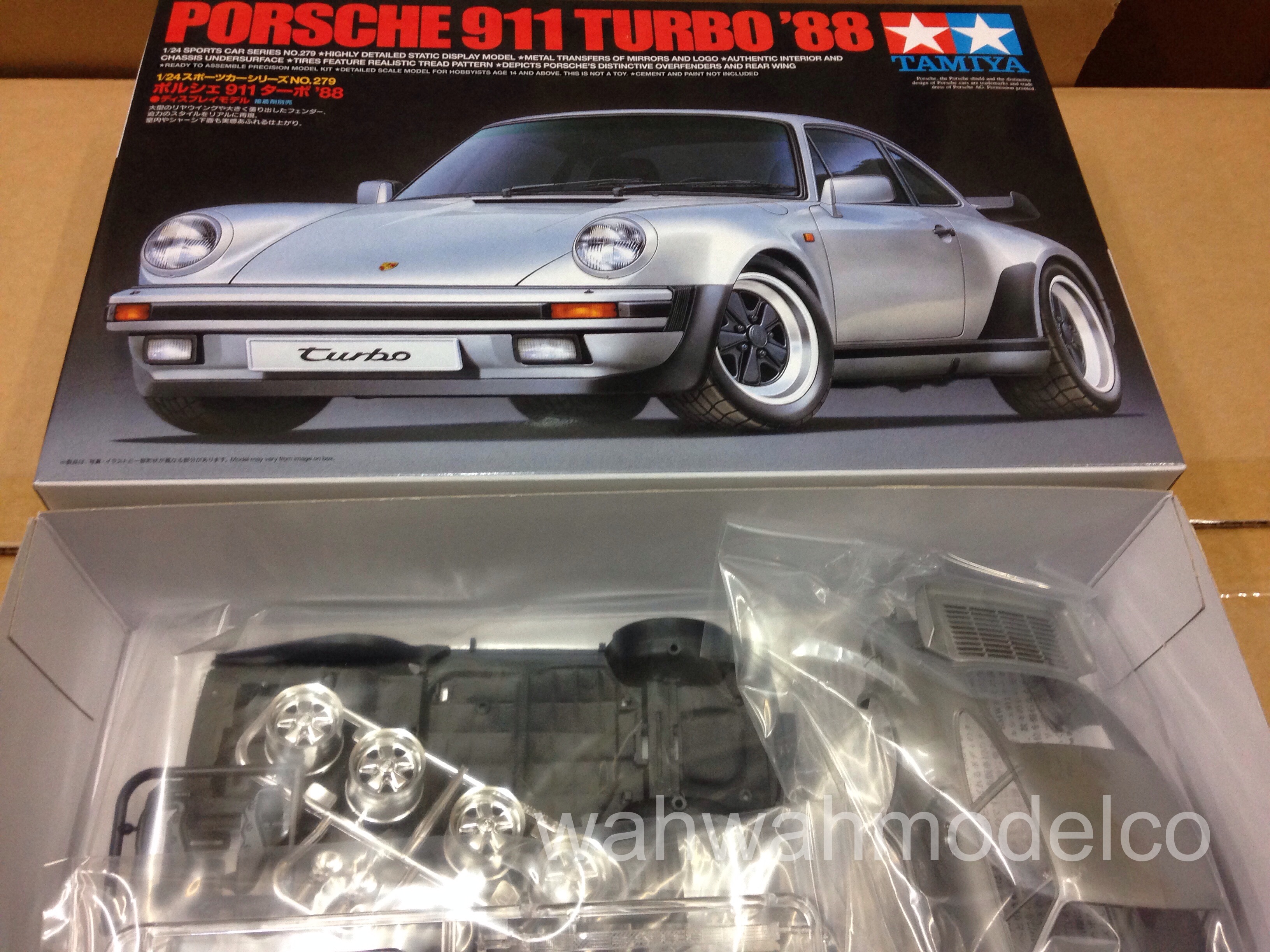 Tamiya 24279 - Maquette de voiture de sport : Porsche 911 turbo 1/24
