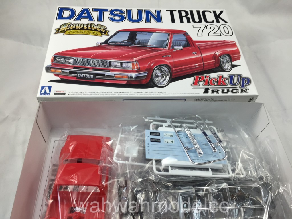 Aoshima 027790 1/24 Pick Up #2 Datsun Truck 720 Lowrider - WAH WAH MODEL  SHOP