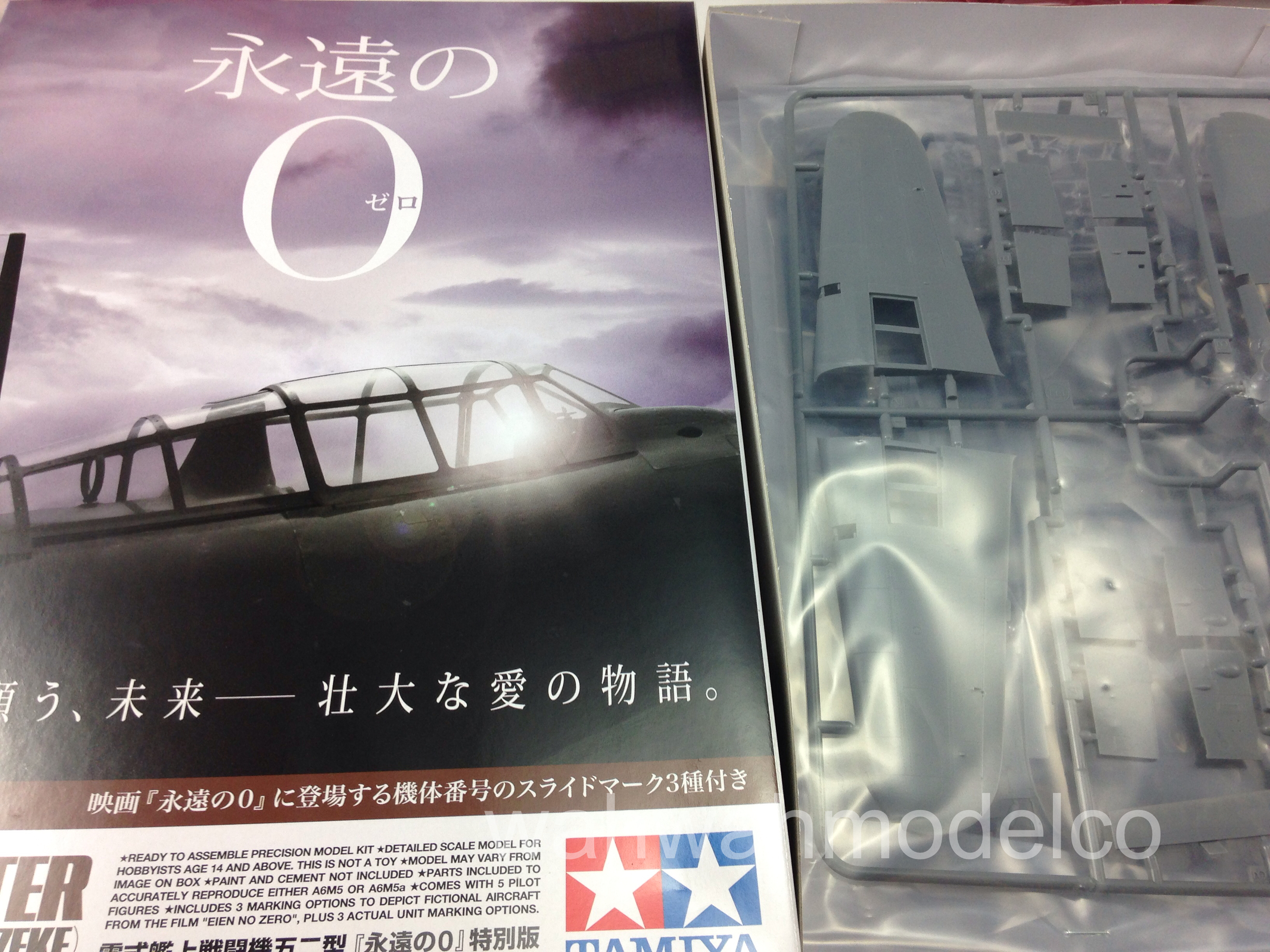 Tamiya 25167 1/48 A6M5 Zero Fighter (Zeke) – “Eien no Zero” Plastic Model  kit
