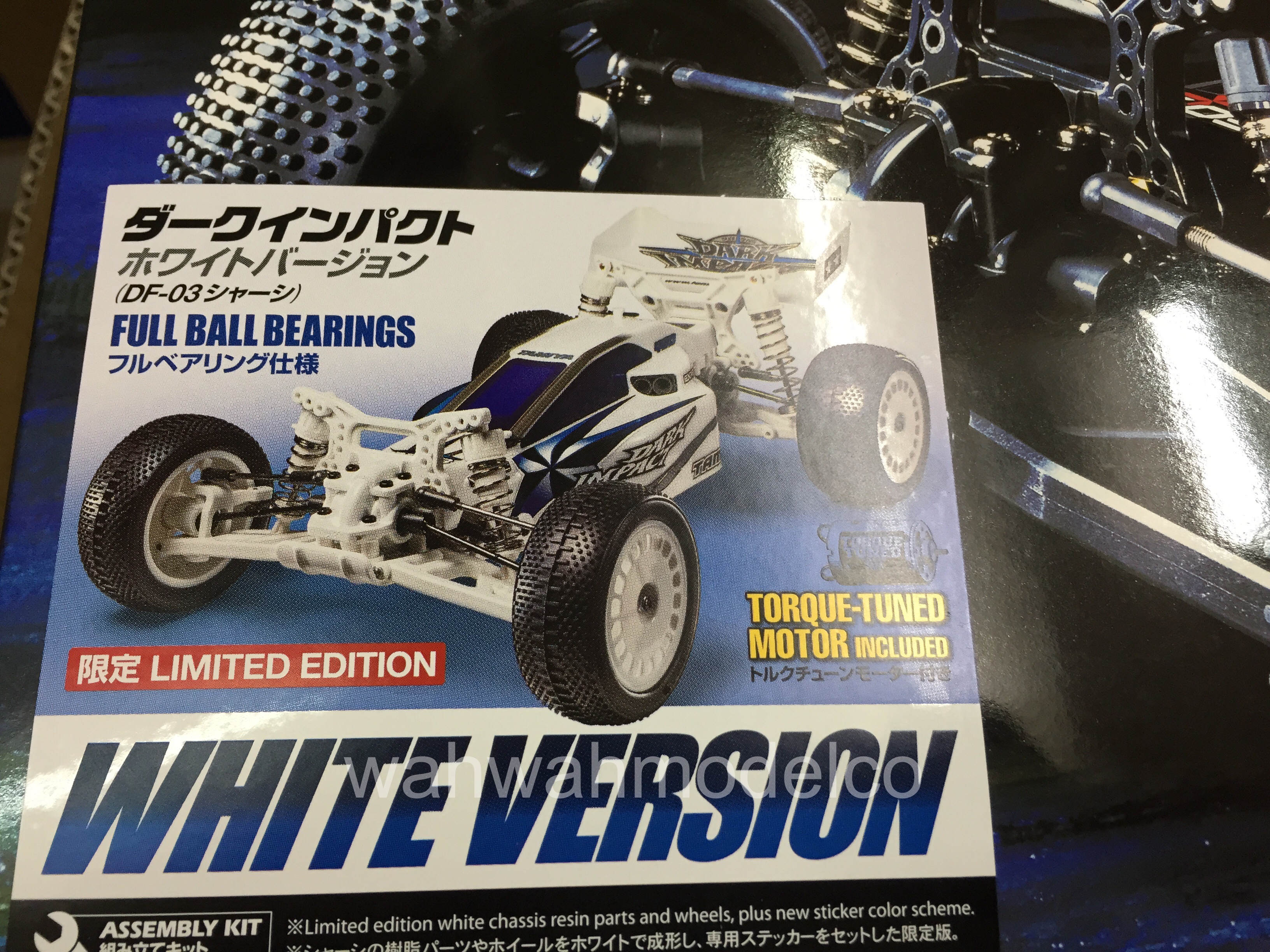 Tamiya 110 Rc 4wd Dark Impact White Ver Df03 Off Road Buggy