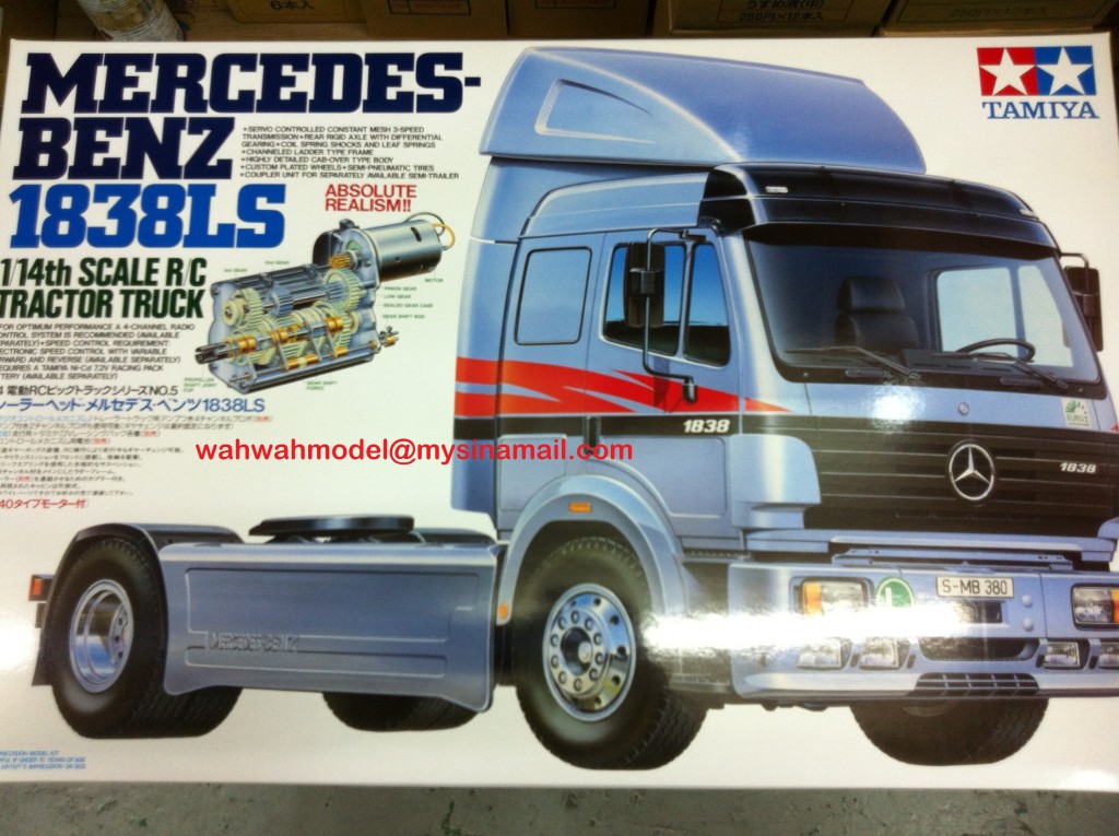 Tamiya 56305 1/14 RC Mercedes-Benz 1838LS - WAH WAH MODEL SHOP