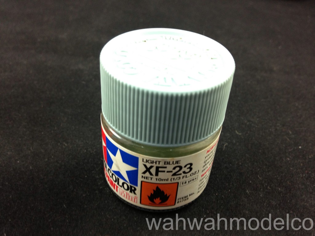 Tamiya 81323 Acrylic XF-23 Light blue - 23ml Bottle - WAH WAH MODEL SHOP