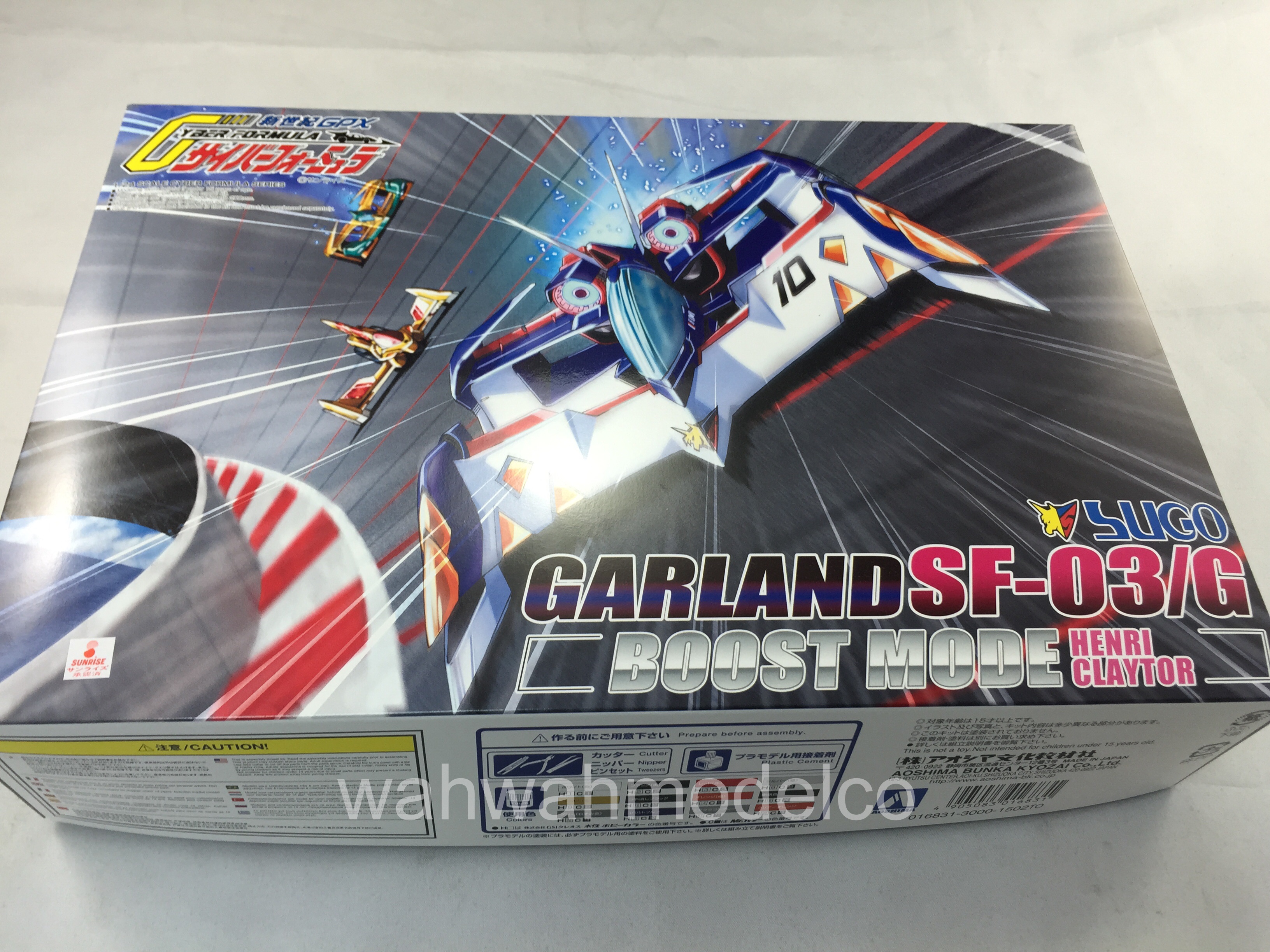 Aoshima 016831 Cyber Formula No.18 Sugo Garland SF-03/G Boost Mode Henri  Claytor