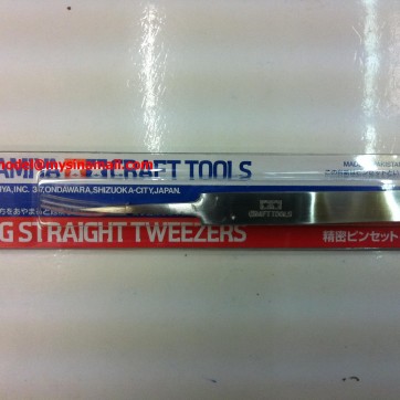 Stainless Steel Precision Straight Tweezers for Crafting Angled