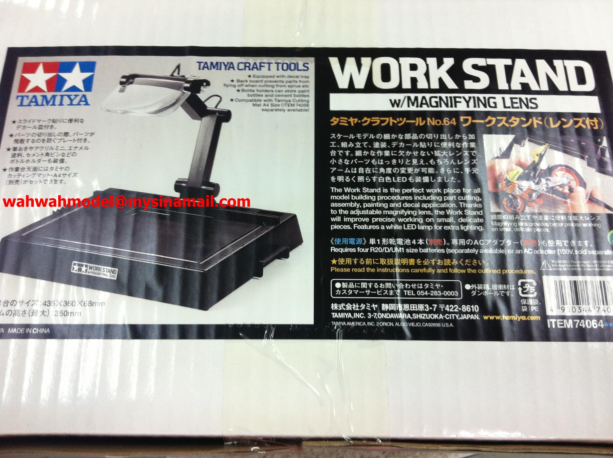 Tamiya Work Station Wmagnifying Lens