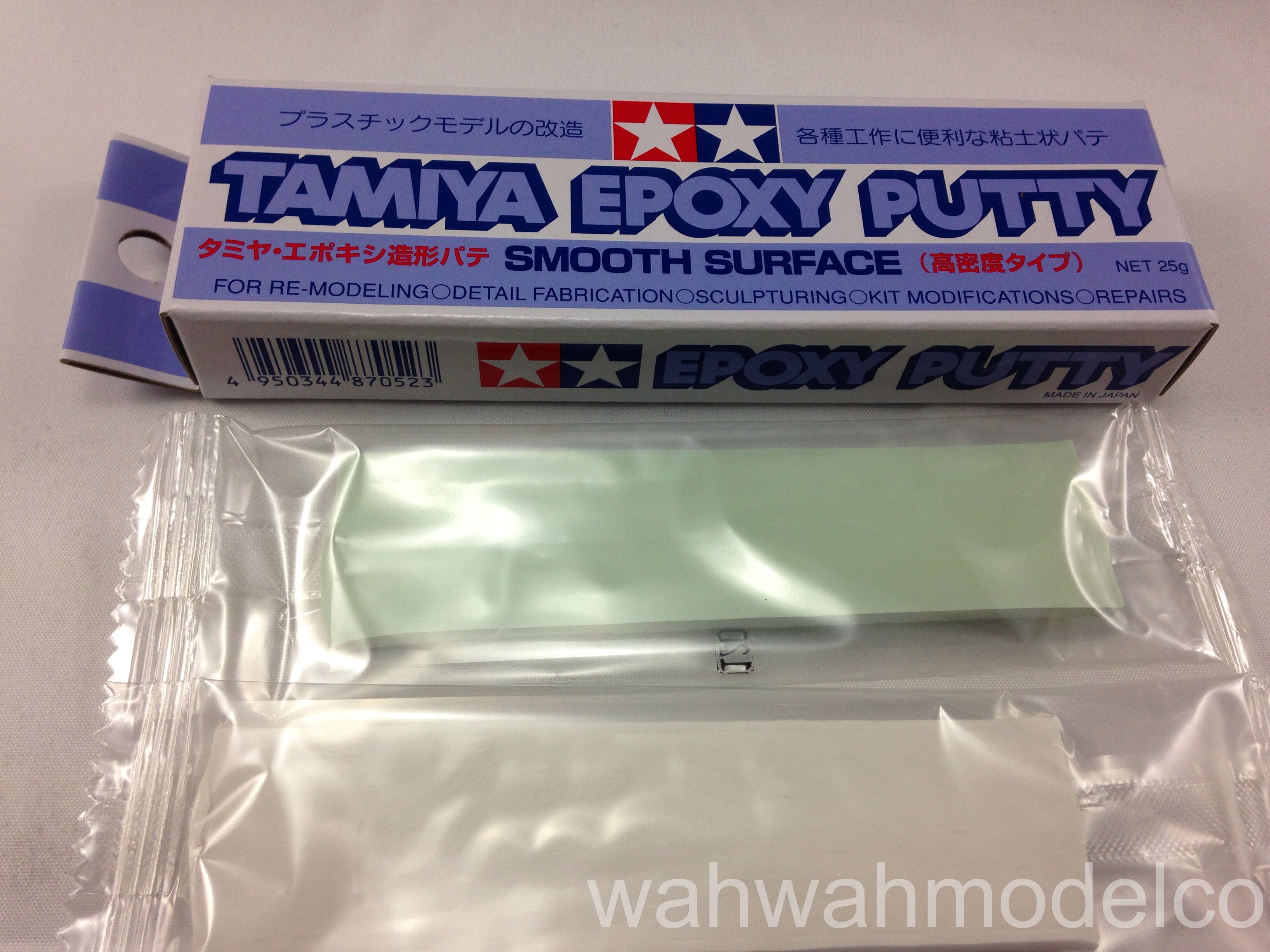87052 Tamiya Putty two-component (Smooth Surface) epoxy (solidification  time 12 hours) 25g. :: Primer, putty, consumables :: Tamiya