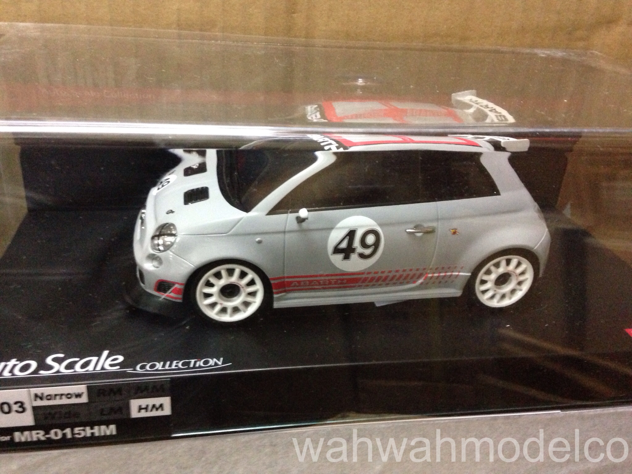 Kyosho MZP128GR MR-03N-HM Abarth 500 Assetto Corse Grey