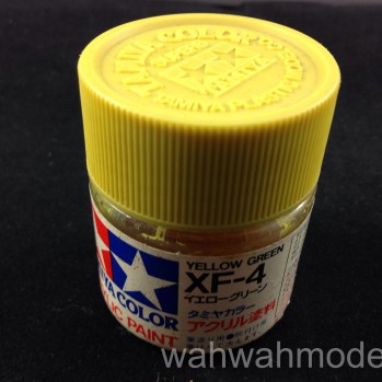 Tamiya 81304 Acrylic Model Paint XF-4 Flat Yellow Green 23ml (3