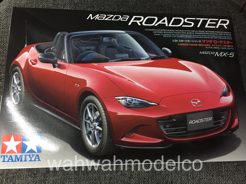 Tamiya 24342 Mazda Roadster MX-5 1:24 Scale Plastic Model Kit - WAH WAH ...