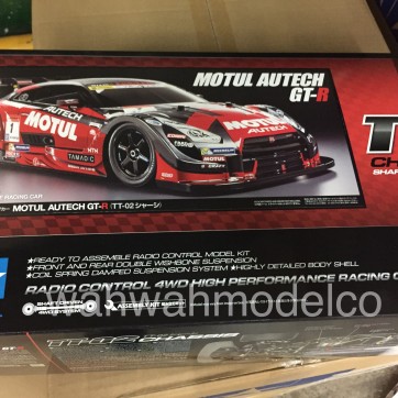 TAMIYA 58625 MOTUL AUTECH GT-R TT-02 Chassis w/ESC RC Kit