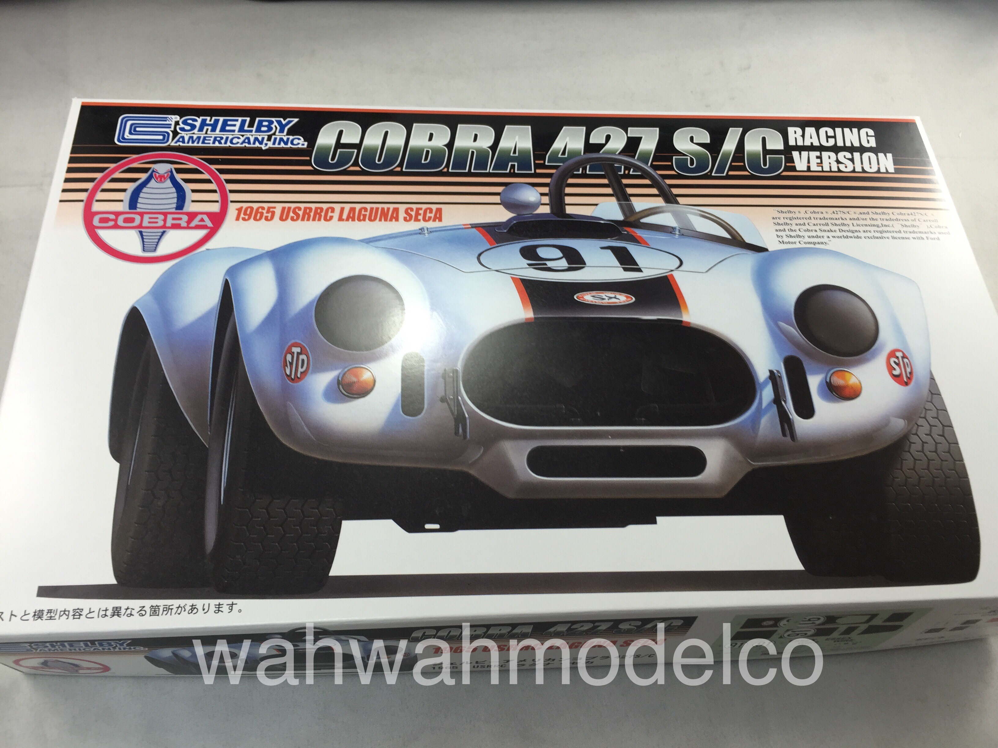 Fujimi 12092 RS-56 Shelby Cobra 427S/C 1965 USRRC Laguna Seca - WAH WAH ...