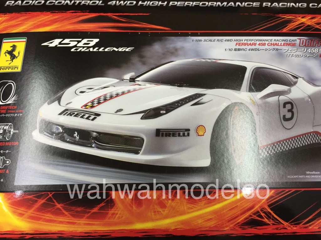 Tamiya 93042 1/10 RC Ferrari 458 Challenge - TT02D Drift Spec