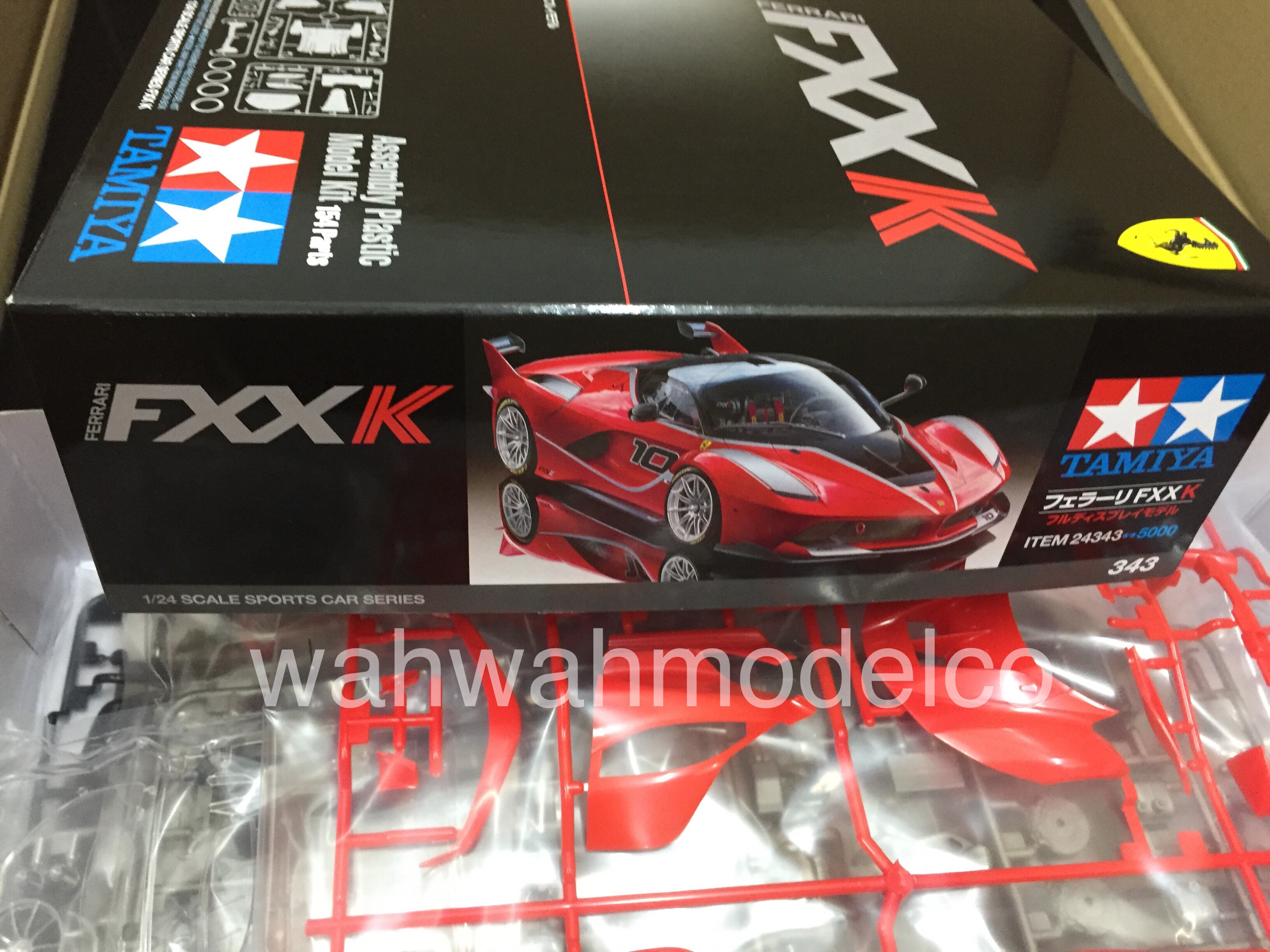 Tamiya 24343 1/24 Ferrari FXX K w/Engine Plastic Model Kit