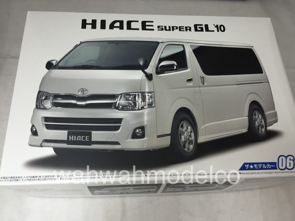 Aoshima 51573 The Model Car 06 TOYOTA TRH200V Hiace Super GL '10