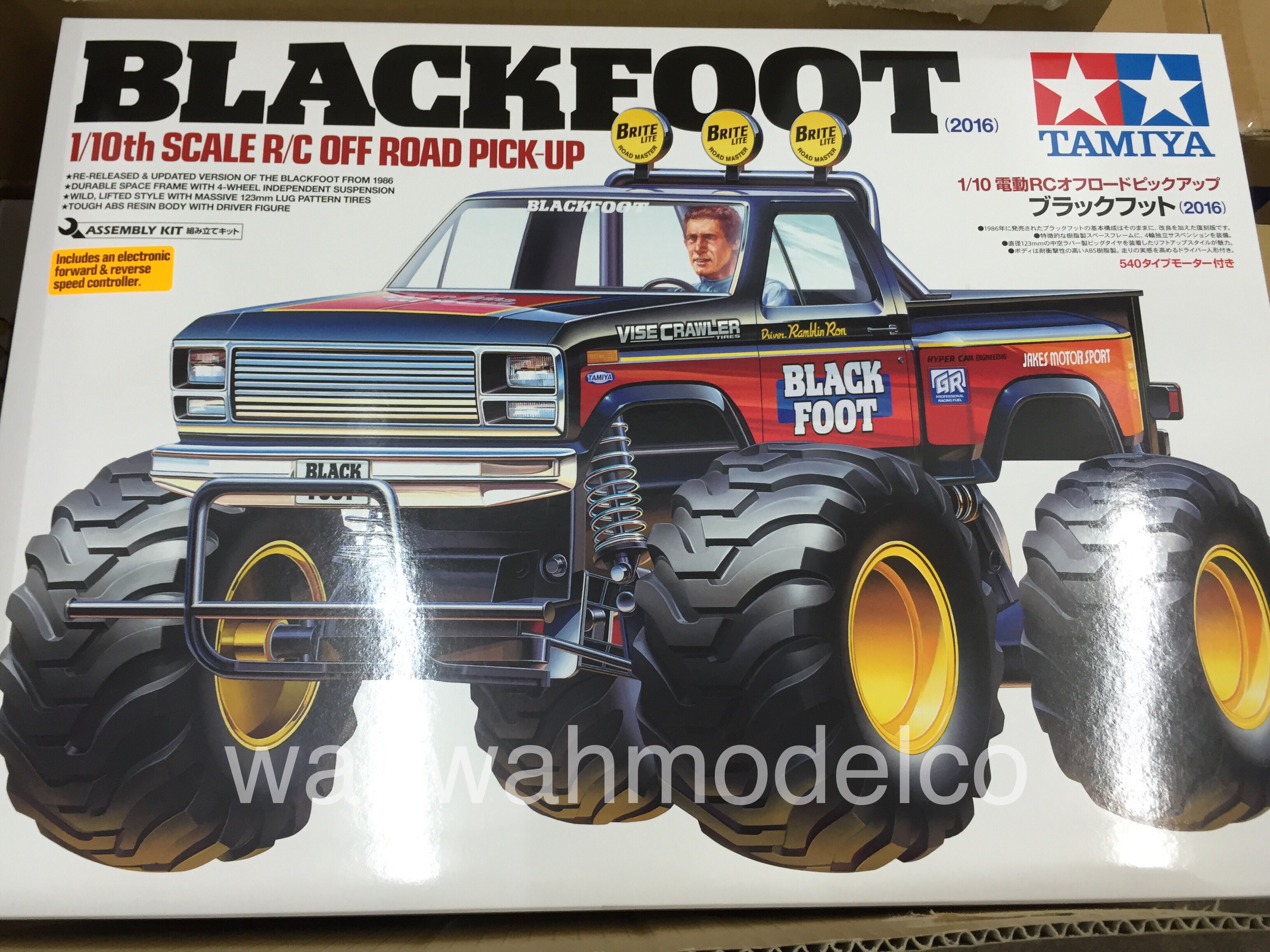 Tamiya 1/10 RC Truck BLACKFOOT Kit #58633-60A