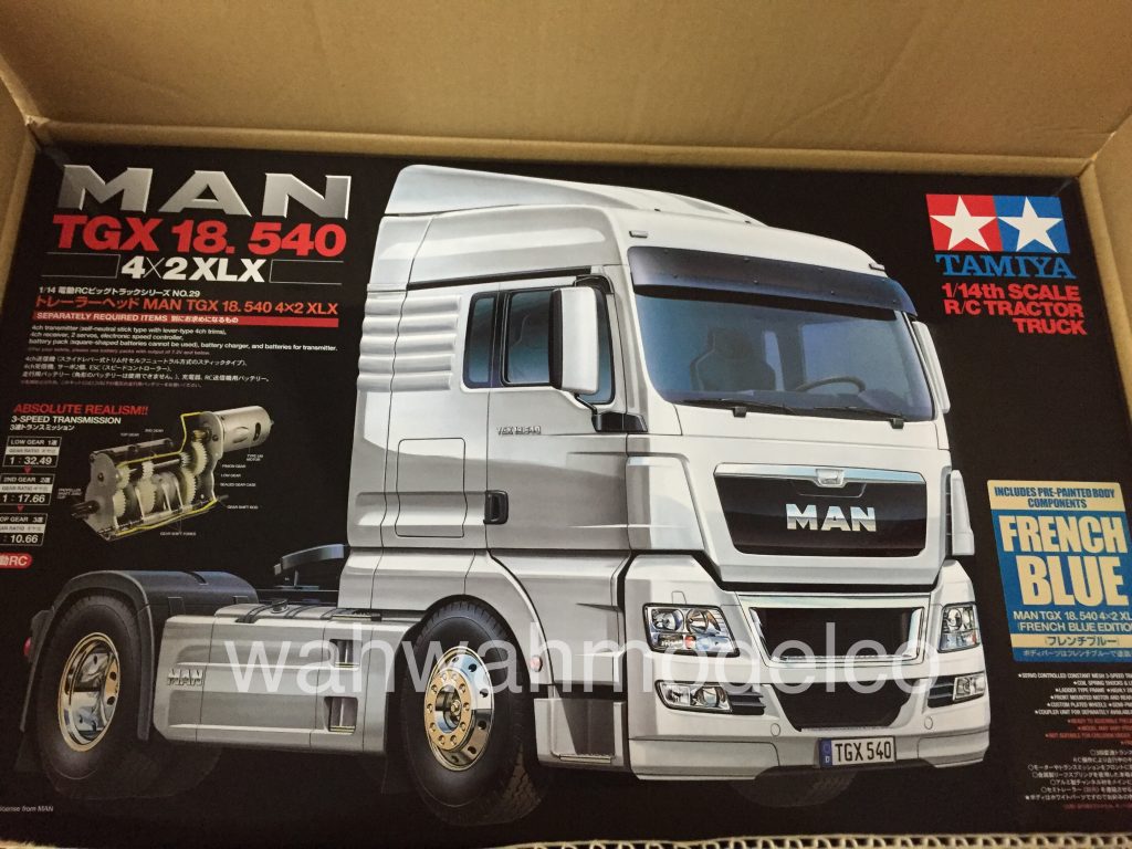 Tamiya 56350 1/14 RC MAN TGX 18.540 4x2 XLX (French Blue)