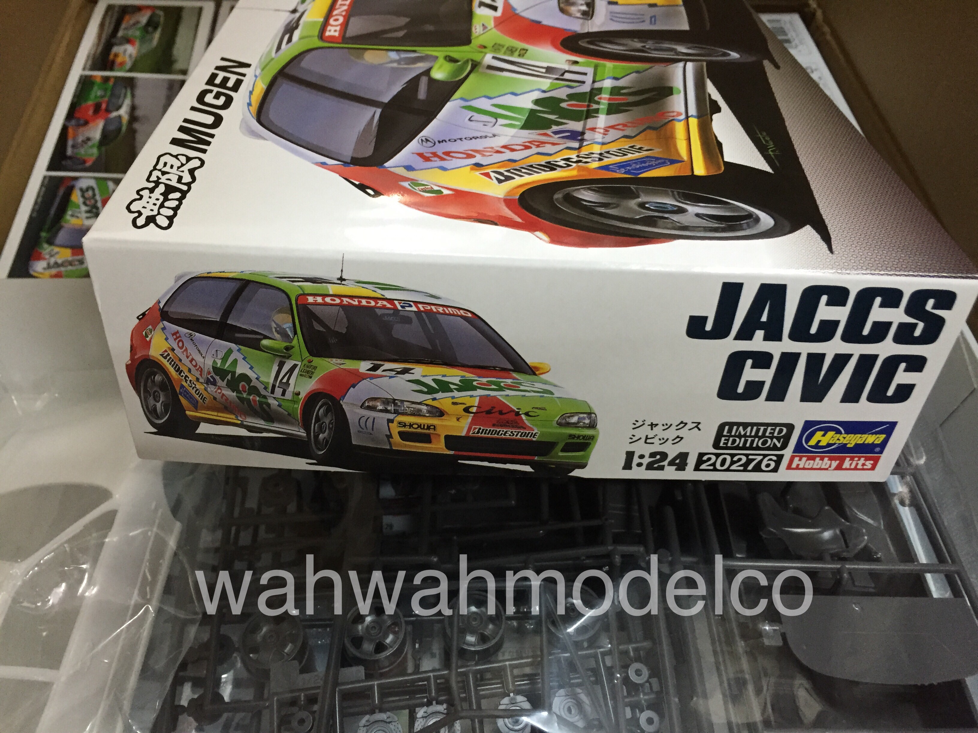 Hasegawa 20276 Mugen Jaccs Civic 1/24 scale kit
