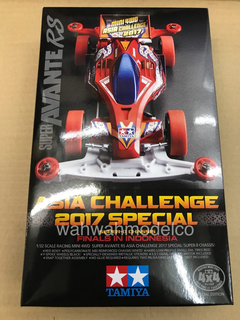 Tamiya 95351 Mini 4WD Super II JR Super Avante RS Asia Challenge 2017  Special