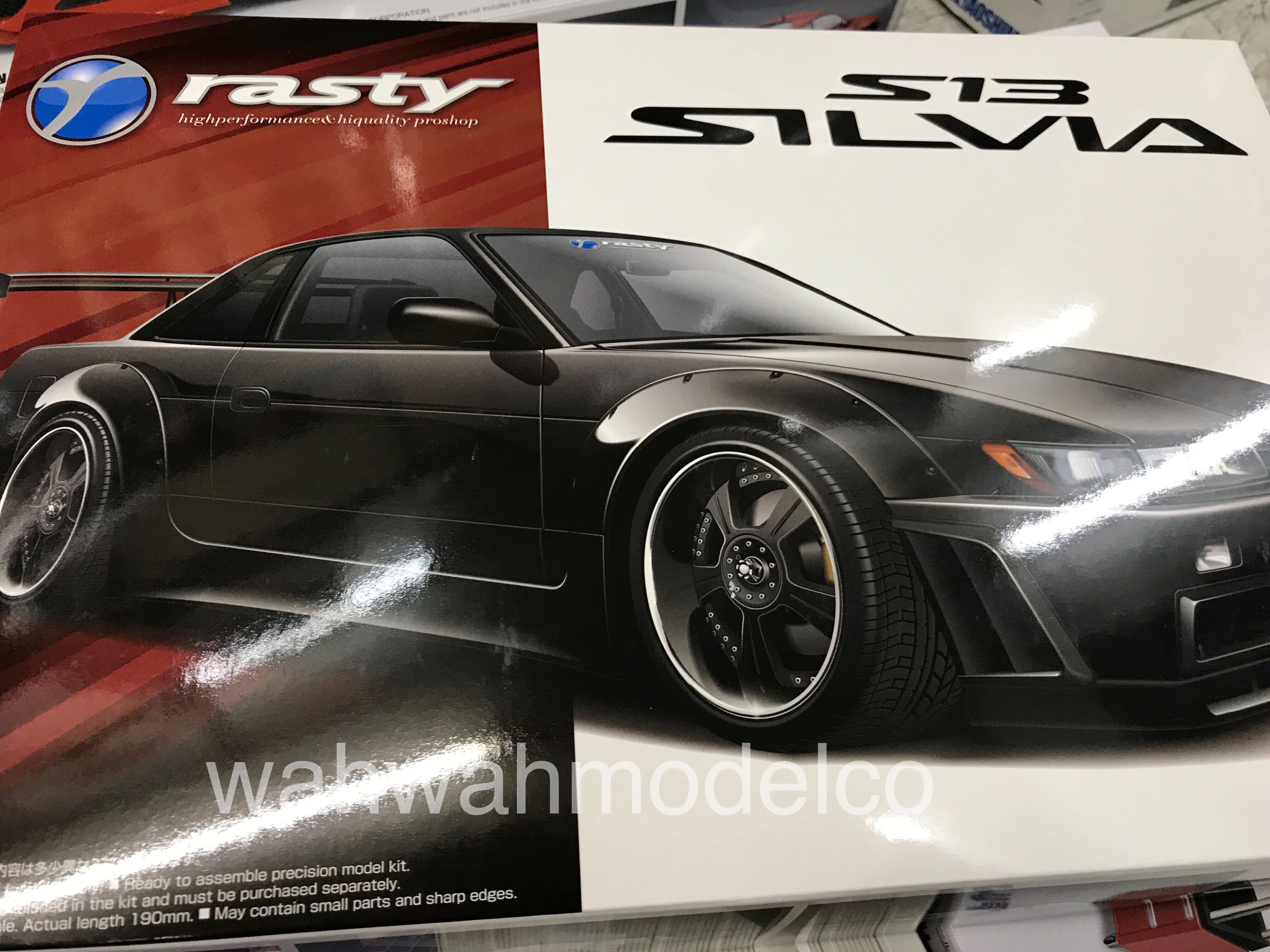 Aoshima 50989 RASTY PS13 Silvia (NISSAN) 1/24 scale kit