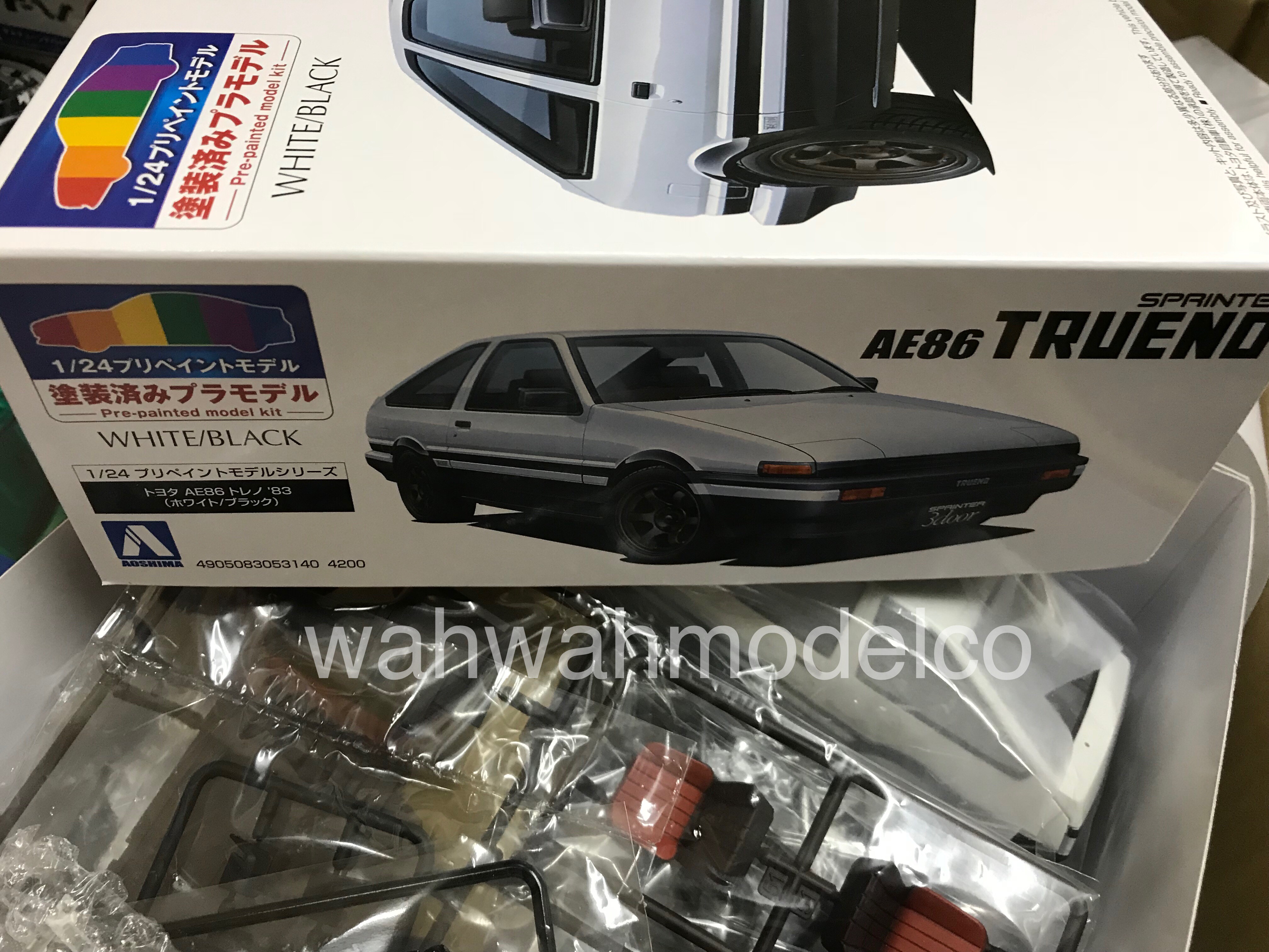 aoshima pre painted ae86