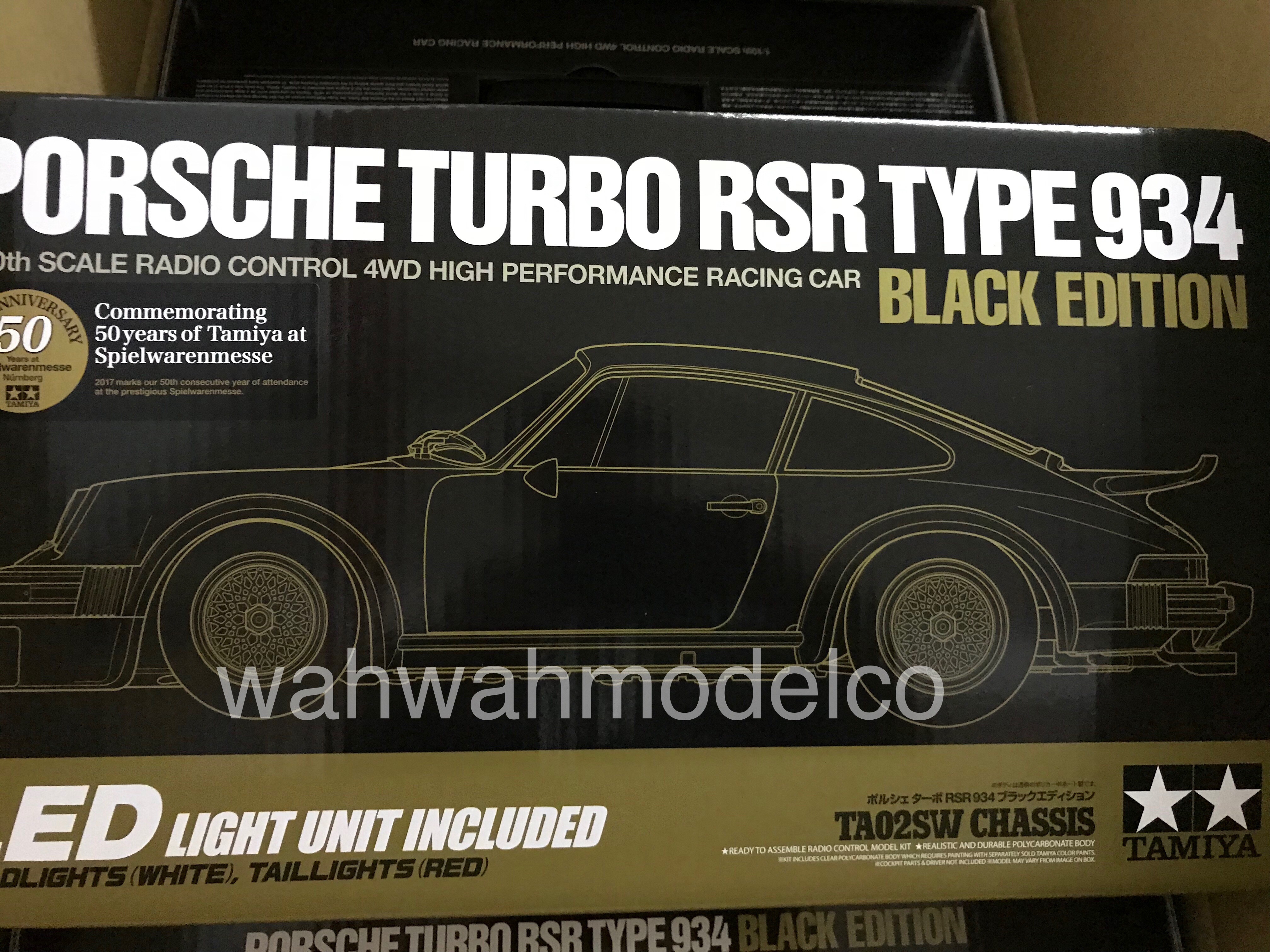 tamiya porsche 934 black edition