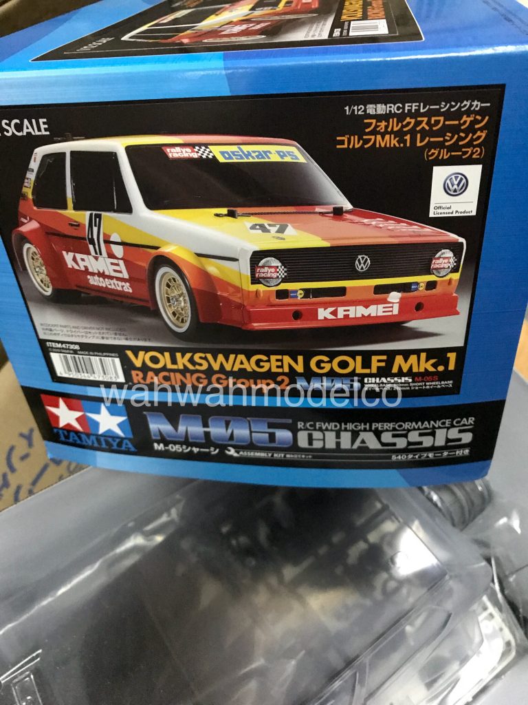 Tamiya 47308-60A - 1/12 Volkswagen Golf Mk.1 Racing Group 2 (M-05) (w/o ESC)