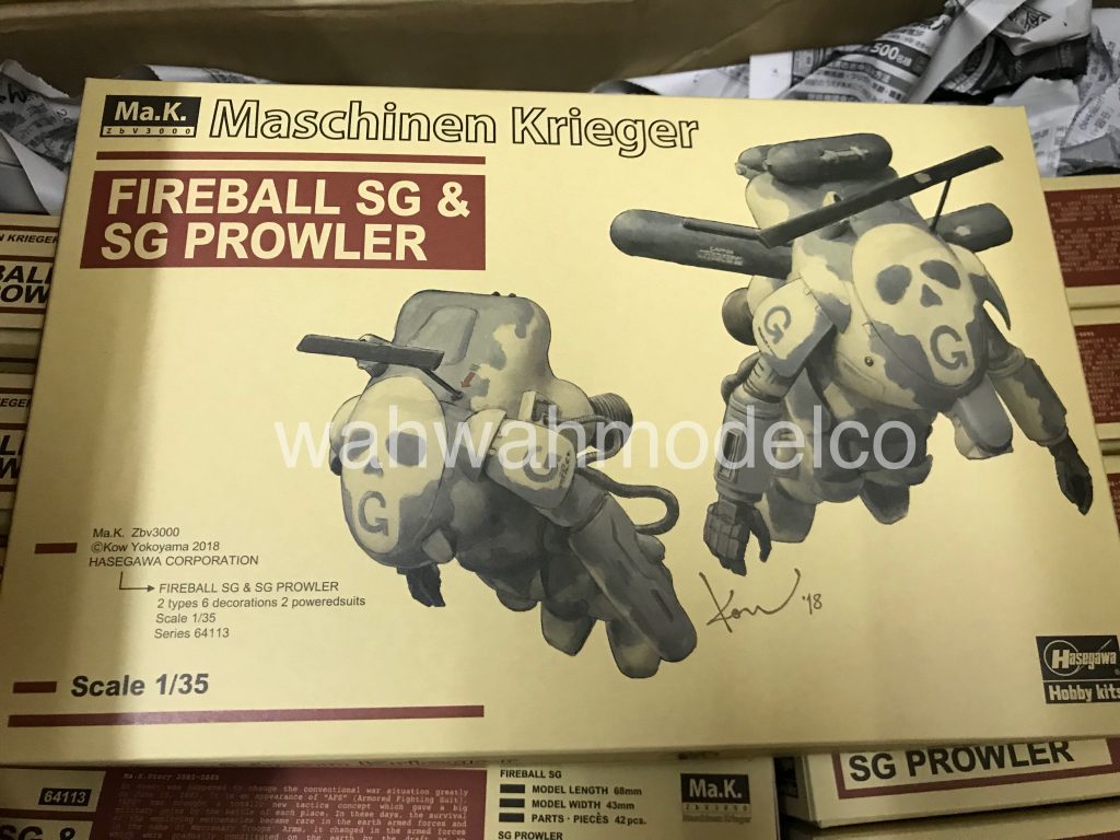 Hasegawa 64113 Maschinen Krieger Fireball SG&SG Prowler 1/35 scale kit