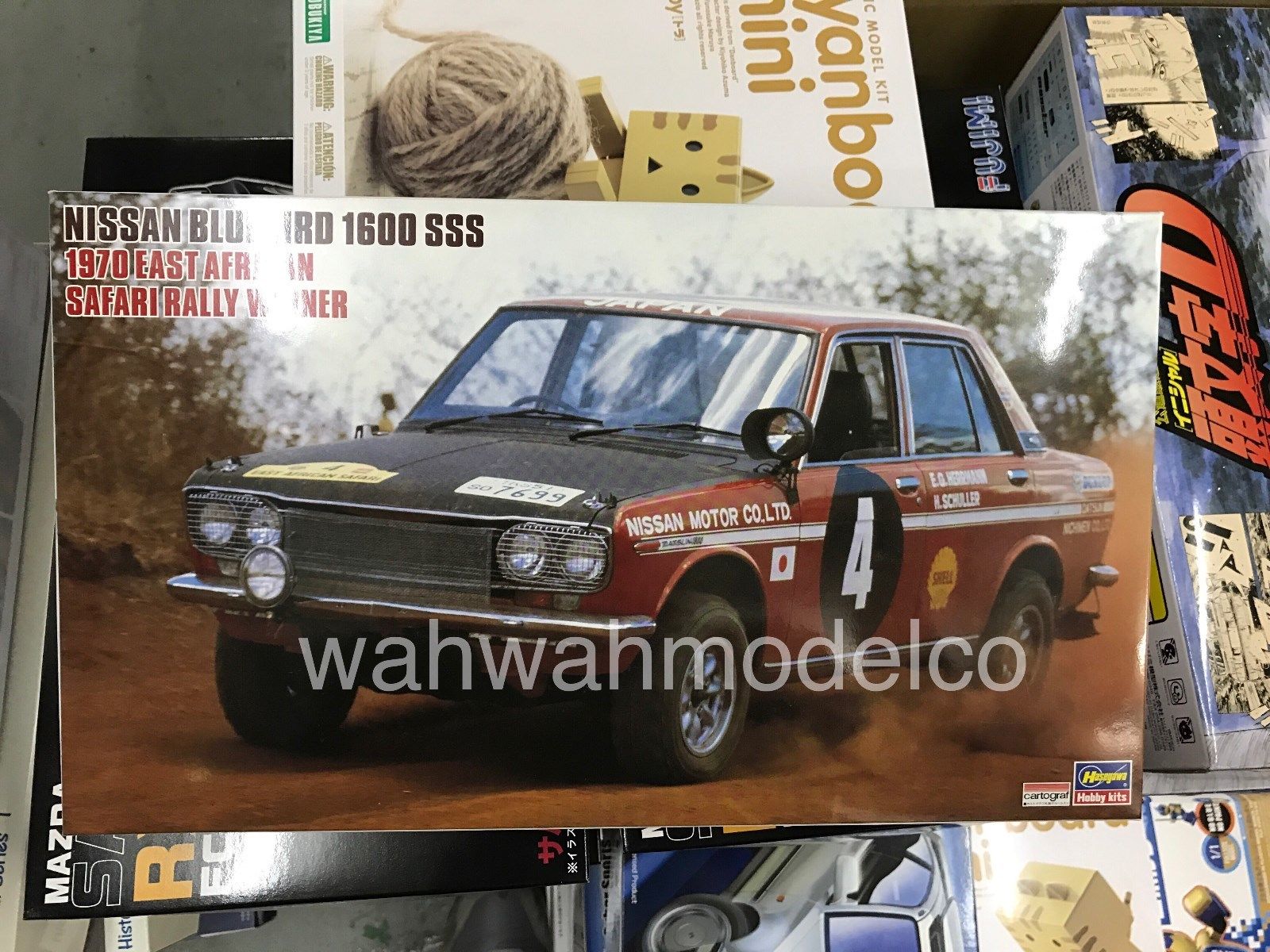 Hasegawa HR-6 1/24 BLUEBIRD 1600 SSS 1970 EAST AFRICAN SAFARI RALLY WINNER  Kit