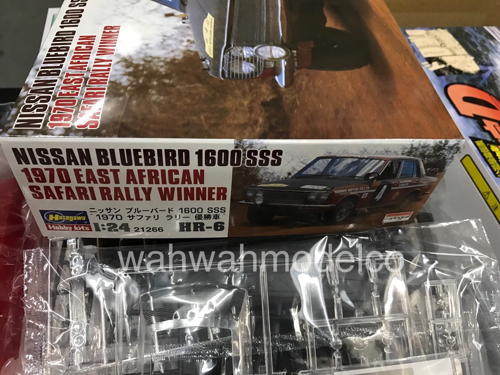 Hasegawa HR-6 1/24 BLUEBIRD 1600 SSS 1970 EAST AFRICAN SAFARI