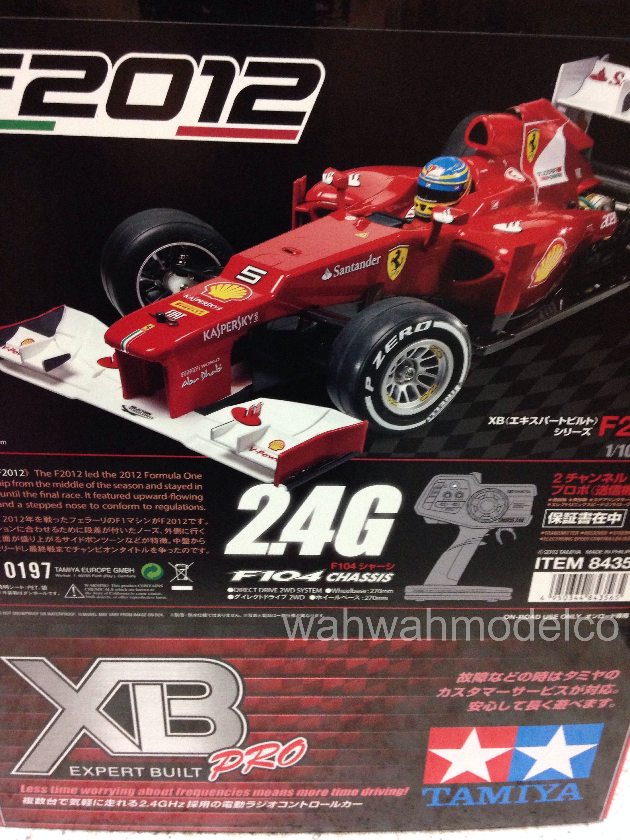 Tamiya 84356 RC 1/10 XB F2012 w/s ESC