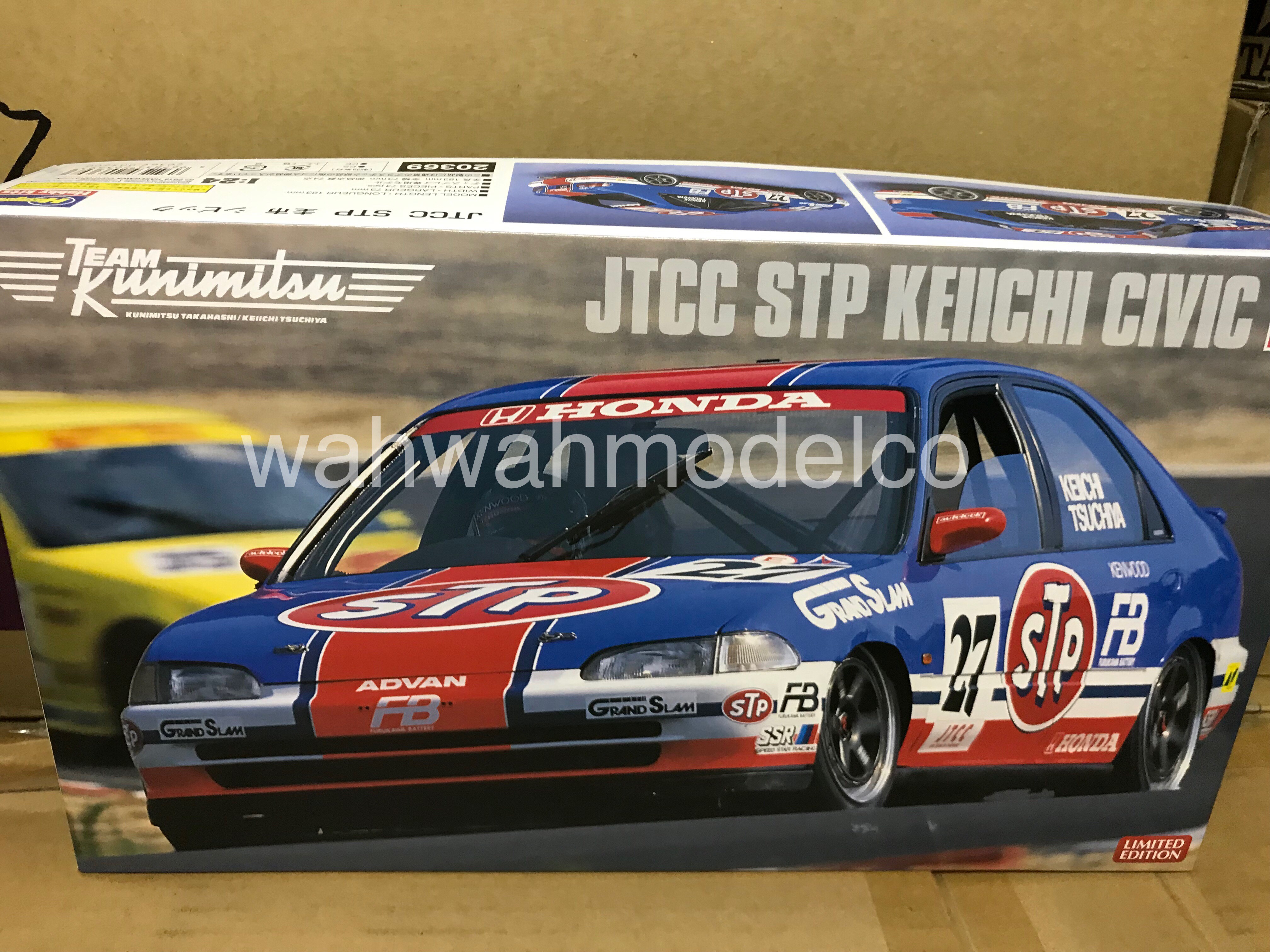 Hasegawa 20369 1/24 JTCC STP Keiichi Civic Model Car Kit