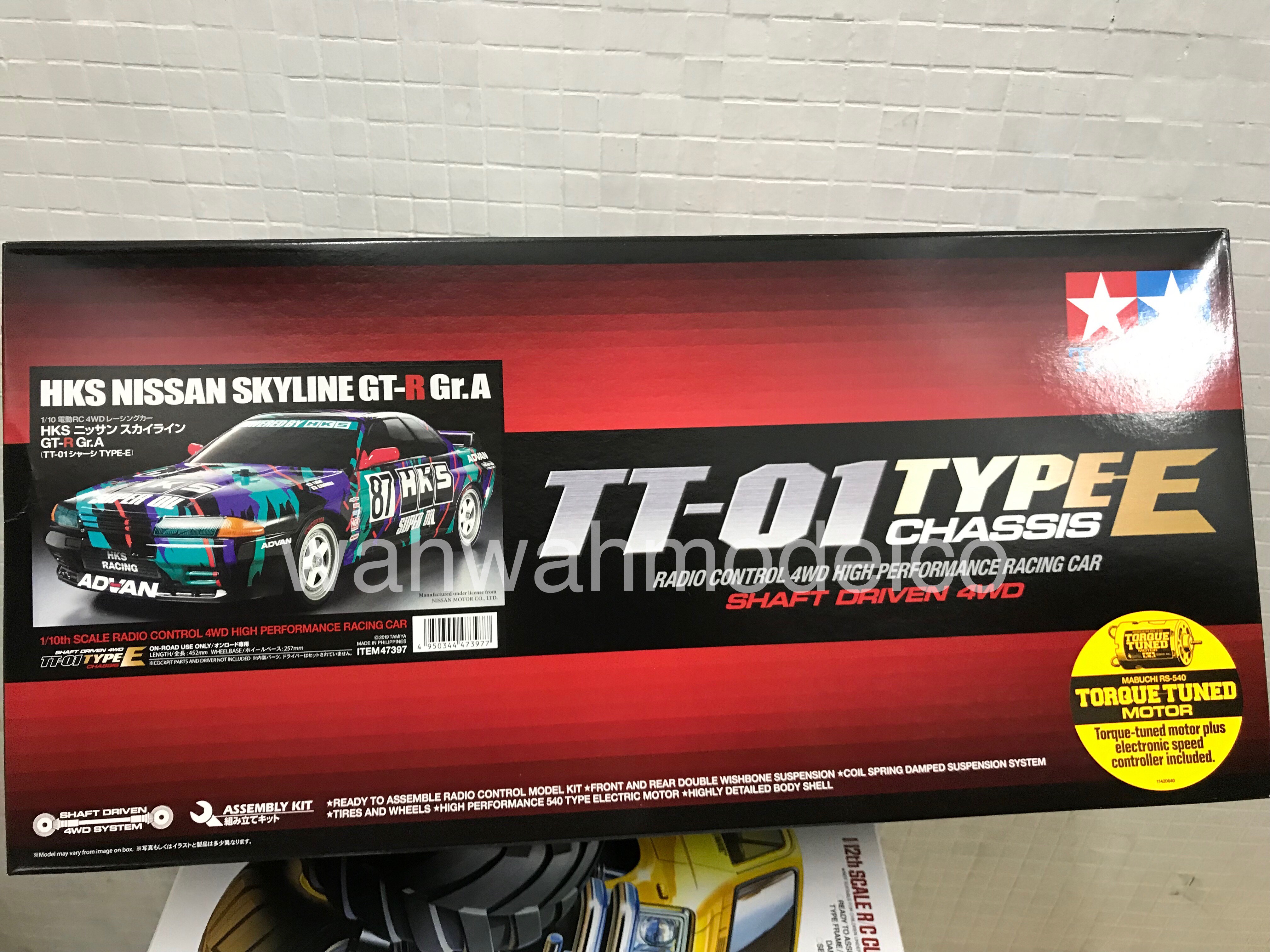 Tamiya 47397 1:10 4WD HKS Skyline GT-R Gr.A (TT-01E)