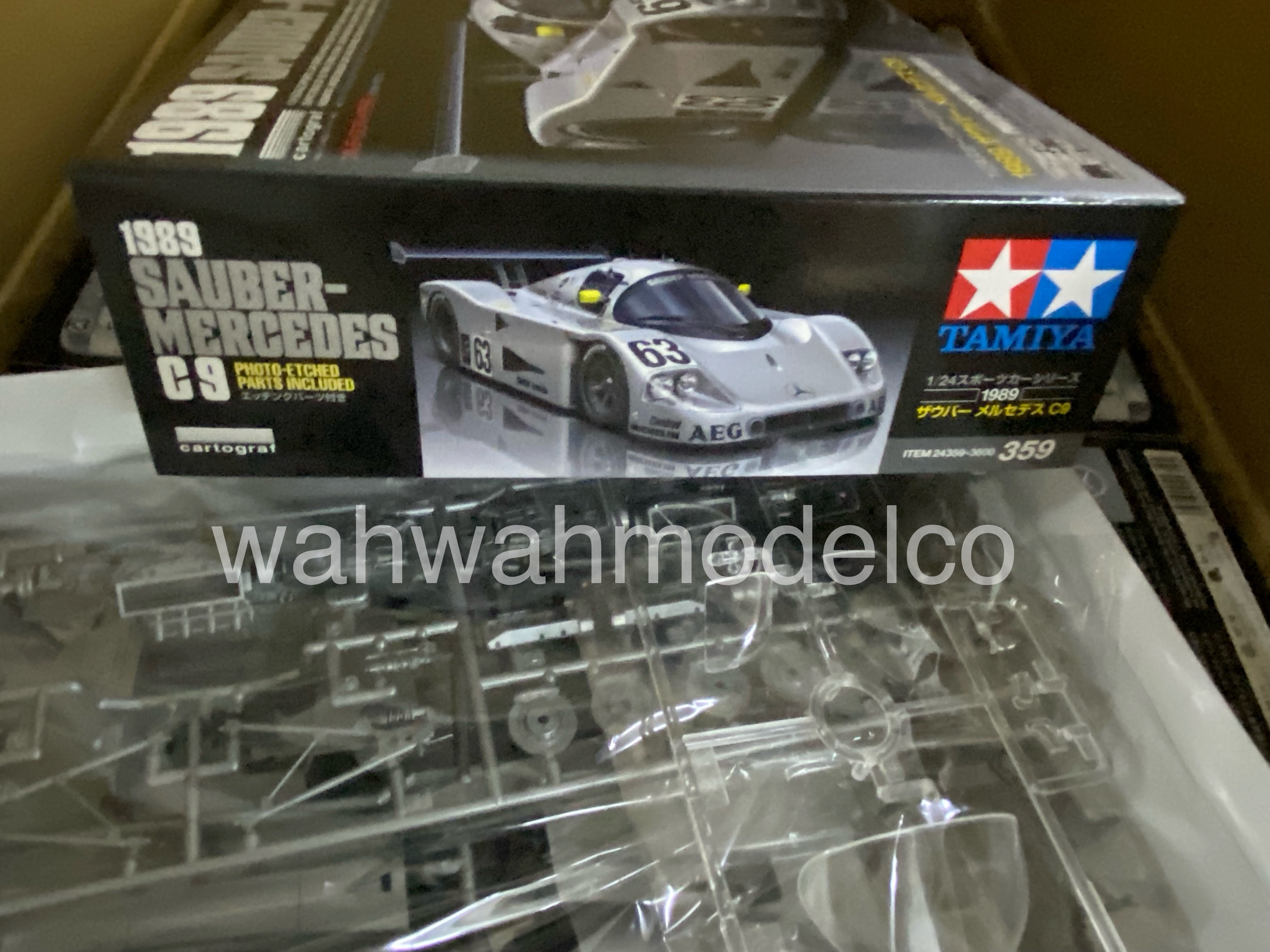 Tamiya 24359 1/24 Scale Model Car Kit Sauber Mercedes Benz C9 24Hours Le  Mans’89