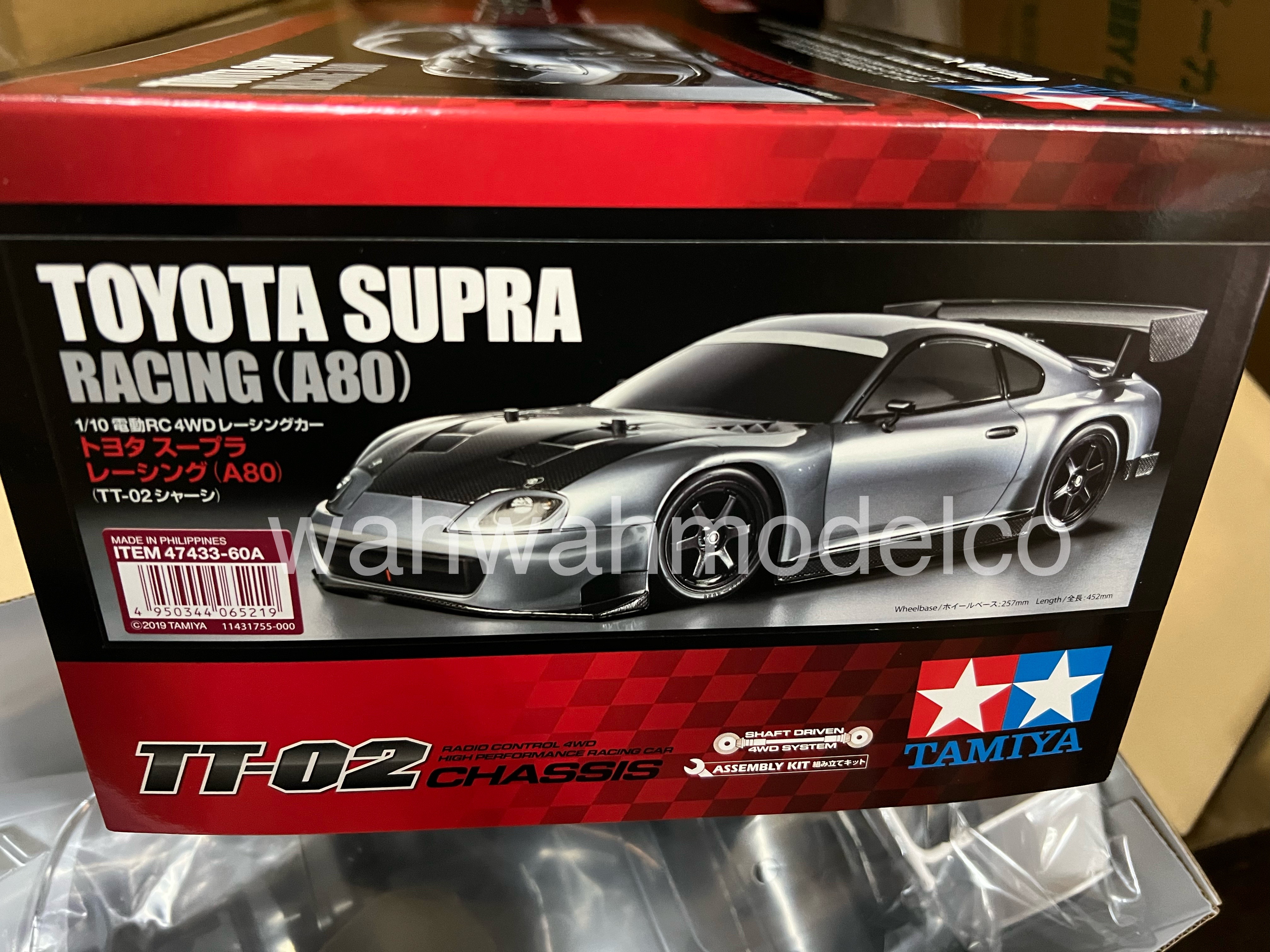 Tamiya 47433A Toyota Supra Racing (A80) (TT-02) without ESC