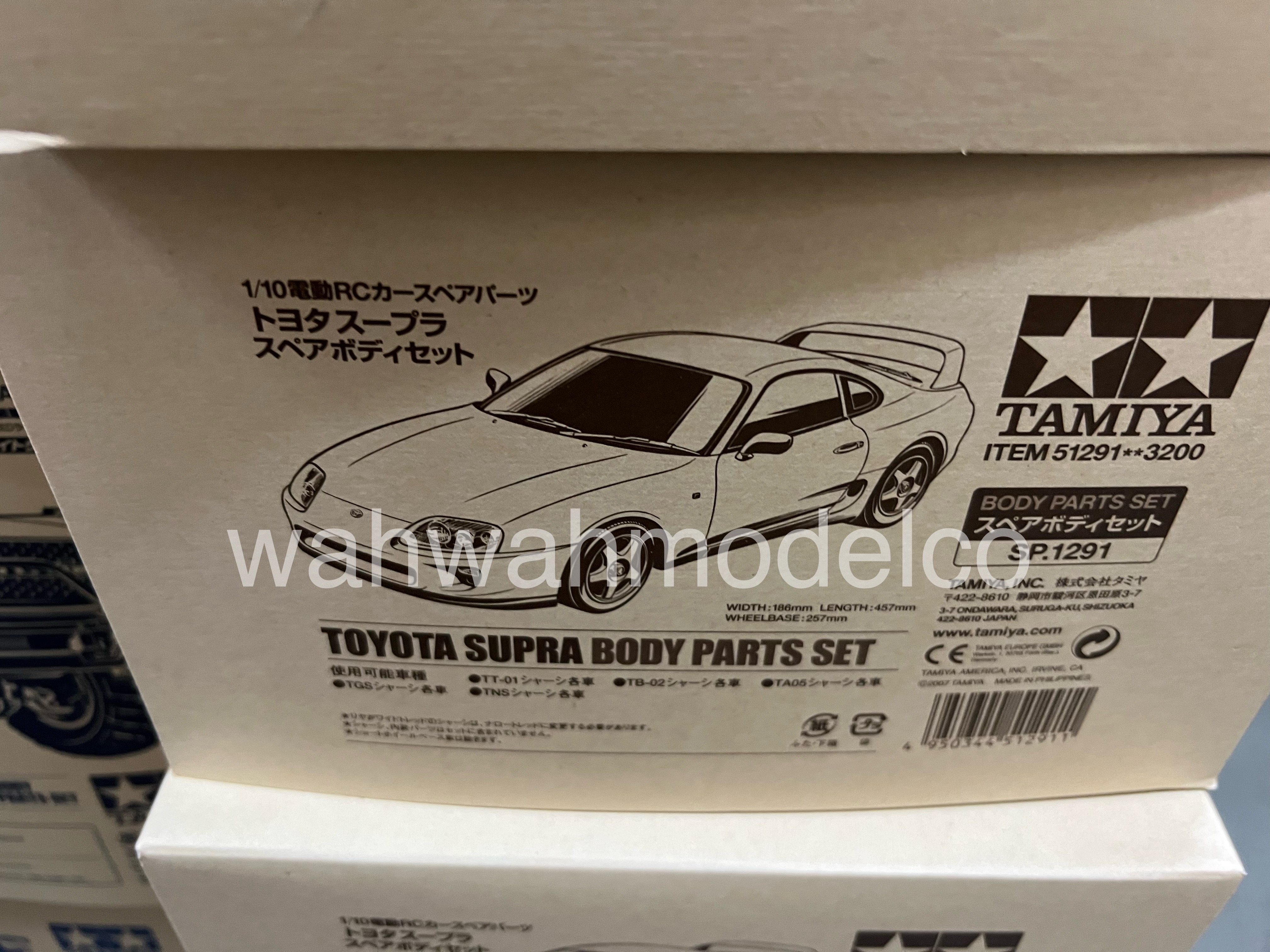 Tamiya 51291 Toyota Supra clear Body Set