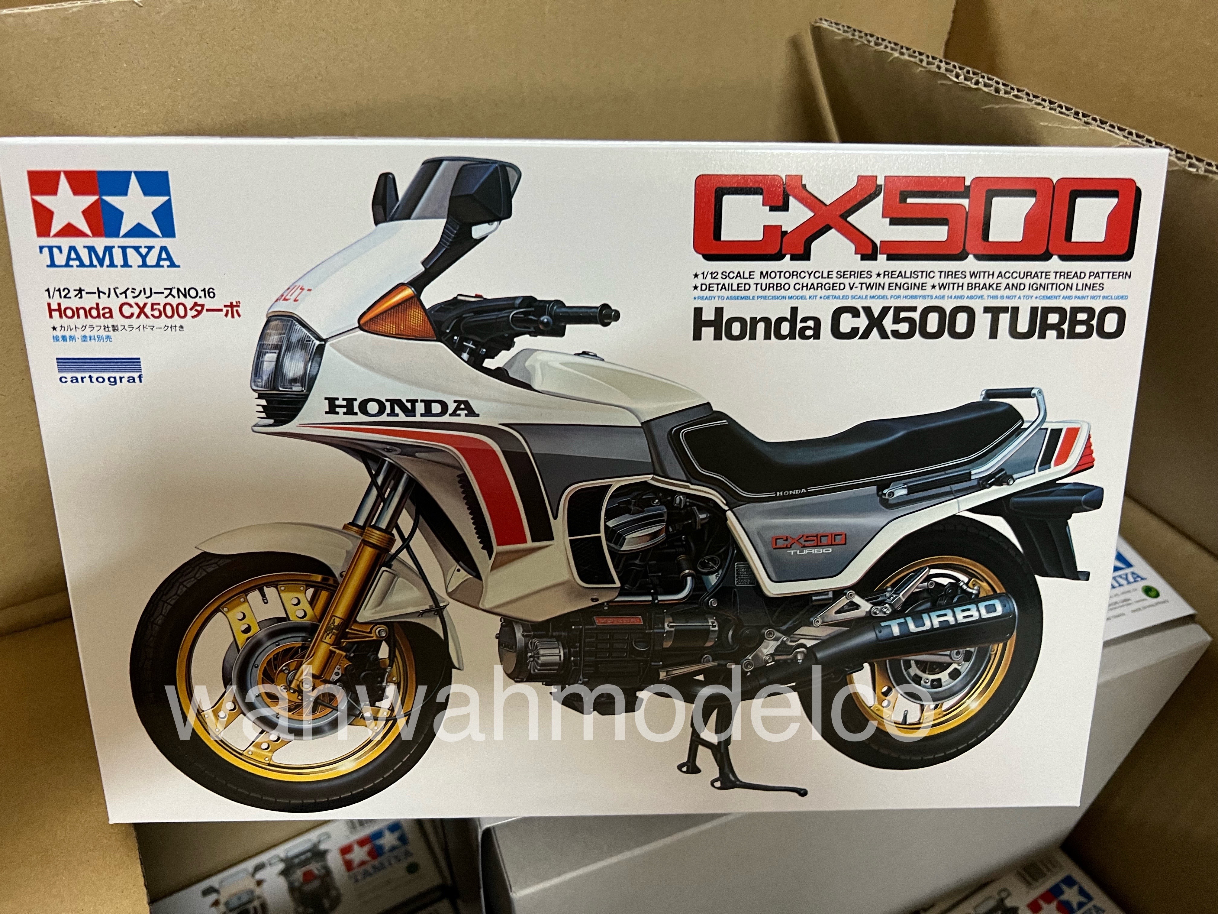 Tamiya 14016 1/12 Motorcycle Series No.16 Honda Cx500 Turbo Plastic Model