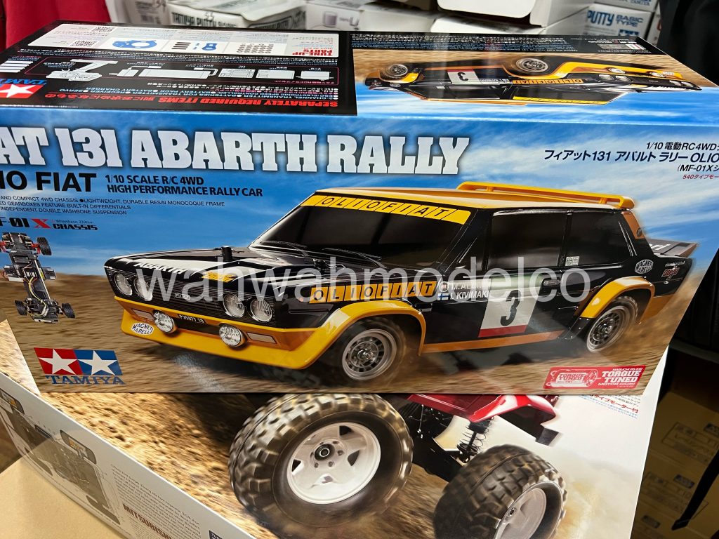 Tamiya Rc Car Mf X Chassis Olio Fiat Abarth Rally Kit