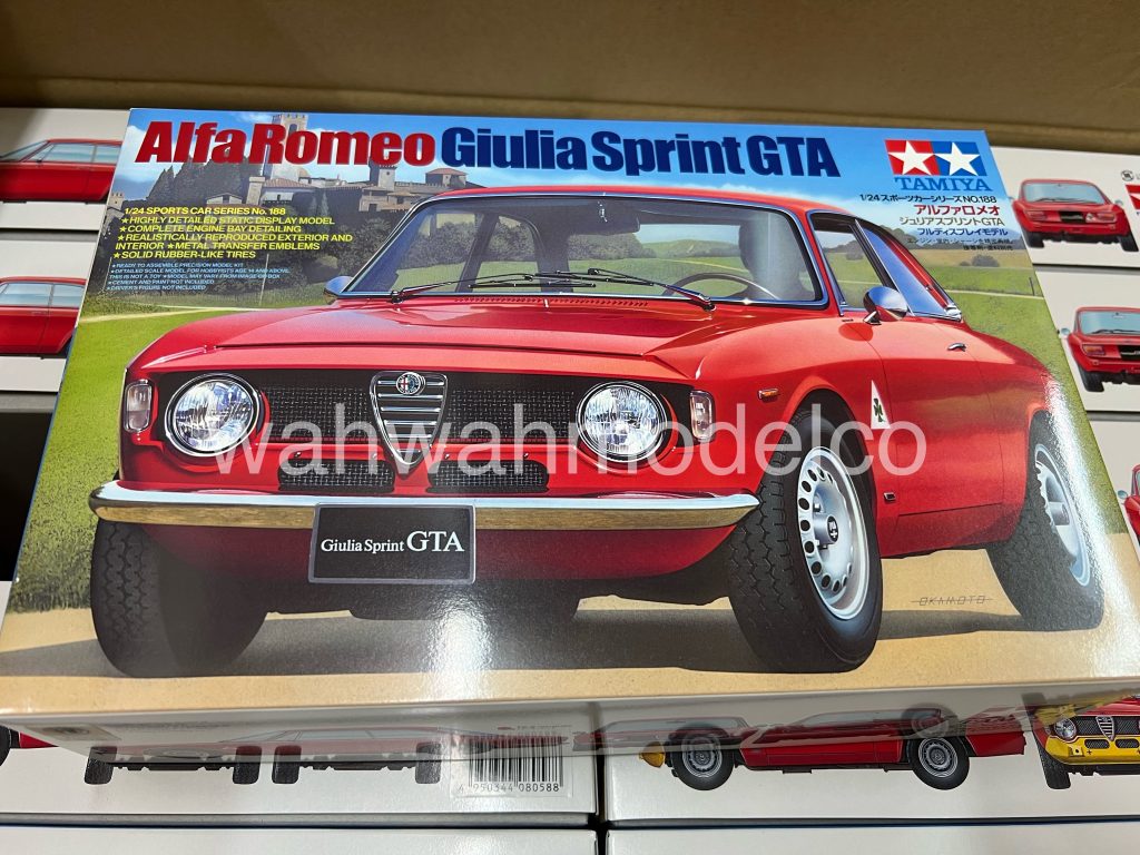 Tamiya 24188 1/24 Scale Model Sports Car Kit Alfa Romeo Giulia Sprint GTA